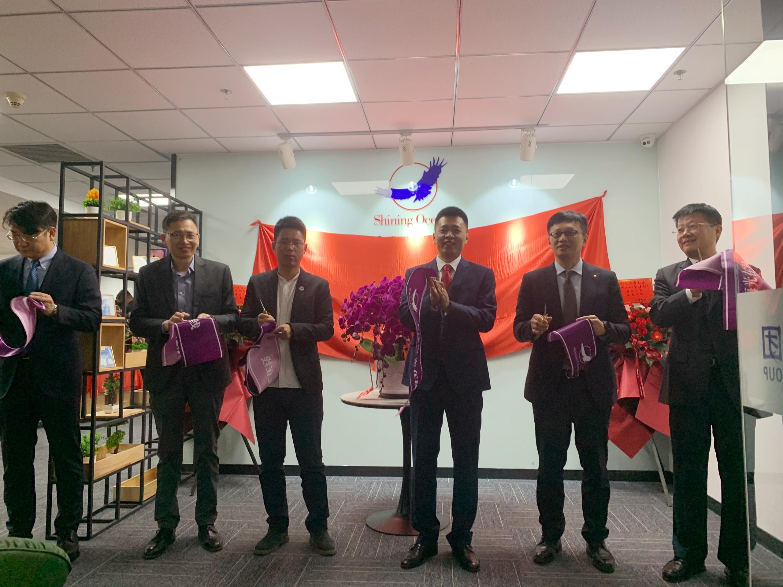 萬海與長榮代表參加大連分公司喬遷剪彩儀式