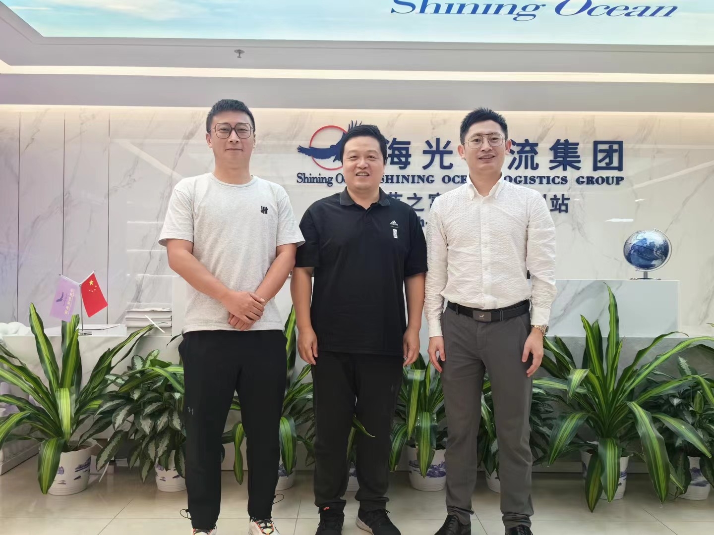 朗華供應(yīng)鏈蒞臨海光總部